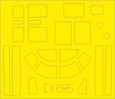 Eduard EX685 Mask 1/48 A-26B (ICM)