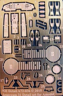 NH Detail NHA72-036 BAe Jetstream 31 Detail Set 1/72