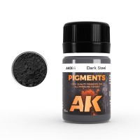 AK Interactive AK-00086 Сухой пигмент DARKSTEEL (тёмная сталь)