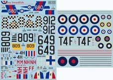 Print Scale 72-043 Swordfish The complete set 2 leaf 1/72