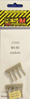 RES-IM RESIM32006 1/32 RS-82 rockets (8 pcs., incl.PE set)