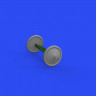 Eduard 648657 BRASSIN Sopwith Camel wheels Type 1 1/48
