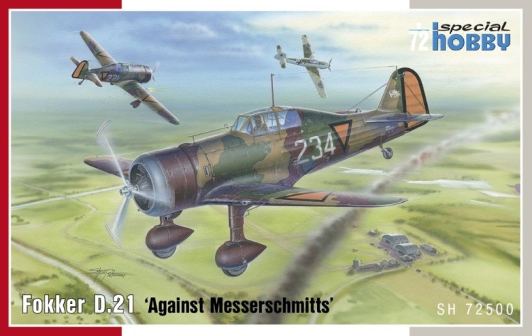 Special Hobby SH72500 Fokker D.21 'Against Messerschmitts' 1/72