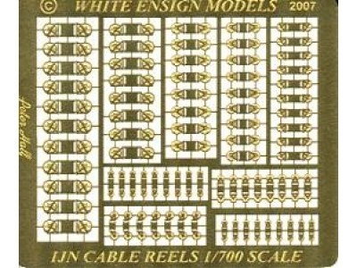 White Ensign Models PE 0783 IJN CABLE REELS 1/700