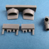 Pavla Models U72-120 Alpha Jet engine air intakes and exhaust nozzles for Heller 1:72