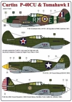 AML AMLD72045 Decals Curtiss P-40CU & Tomahawk I 1/72