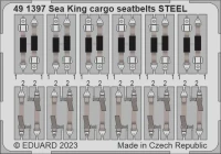 Eduard 491397 Set Sea King HU.5 cargo seatbelts Steel (Airf) 1/48