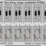 Eduard 491397 Set Sea King HU.5 cargo seatbelts Steel (Airf) 1/48