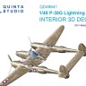 Quinta studio QD48641 P-38G Lightning (Hasegawa) 1/48