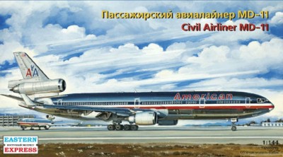 Восточный Экспресс 144107 Авиалайнер MD-11 American Airlines 1/144