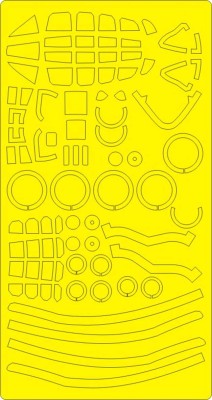 New Ware NWA-M0208 1/72 Mask N.A. B-45 A/C Tornado (VALOM)
