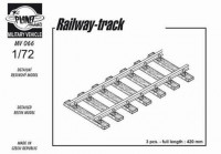 Planet Models MV7266 1/72 Railway-track (3 pcs.)