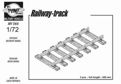 Planet Models MV7266 Railway-track (3 pcs.) 1/72