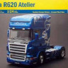 Italeri 03850 Трайлер Scania R620 Atelier