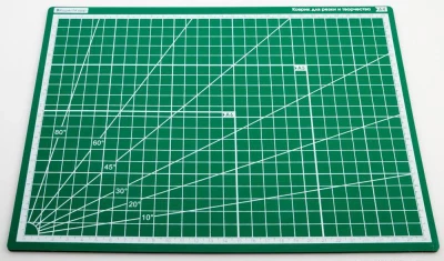 Rupert Kopp 100103 Коврик для резки стандарт зеленый А4, 3 слоя