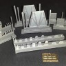 Aims AIMS48P026 Luftwaffe airfield set - 2x Type C Trestle and 2x Wheel Chocks 1/48