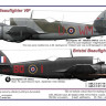 AML AMLC72011 Декали Bristol Beaufighter IF&VIF Part III. 1/72