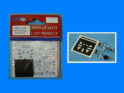 AML AMLK72003 Canopy &amp; Mask for Macci C.200 (AML/SP.HOBBY) 1/72