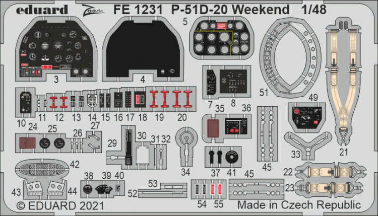 Eduard FE1231 P-51D-20 Weekend (EDU) 1/48