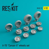 Reskit RS32-0019 A-7 Corsair II D wheels set 1/32