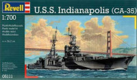 Revell 05111 Крейсер ВМС США U.S.S. Indianapolis (CA-35) 1/700