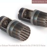 Mk1 Design MA-48096 Sukhoi Su-27/Su-30/Su-33 exhaust nozzle Set. Aftrer burner Set (opend) 1/48