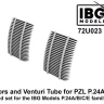 IBG Models U7223 P.24A/B/C/D Radiators & Venturi (3D-Pr.) 1/72