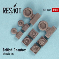 Reskit RS48-0067 British Phantom wheels set ((HAS,REV) 1/48