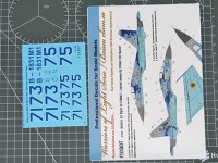 Foxbot Decals FBOT32005 Digital Sukhoi Su-27UBM Numbers f (designed to be used with Trumpeter kits) 1/32