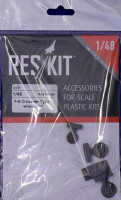 Reskit RS48-0164 F-8 Crusader Type 1 wheels set (EDU,HAS,REV) 1/48