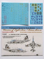 Foxbot Decals FBOT48041T Digital Rooks: Sukhoi Su-25UB with Stencils 1/48
