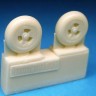 Barracuda Studios BCR72107 Supermarine Spitfire 3 Slot Wheels - Circumferential (for all kits) 1/72