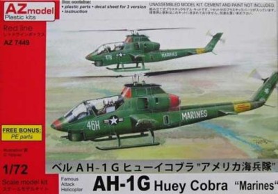 AZ Model 74049 Bell AH-1G Huey Cobra (Marines) HQ 1/72