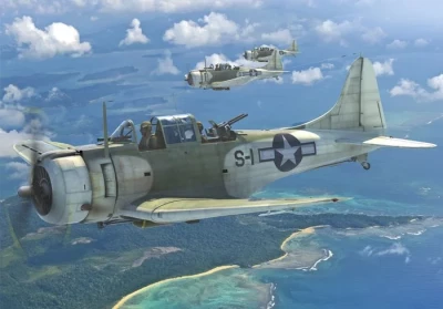 Brengun BRP144018 SBD-5 Dauntless 'Atlantic theatre' 1/144