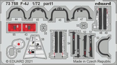 Eduard 73758 SET F-4J (FINE M.) 1/72
