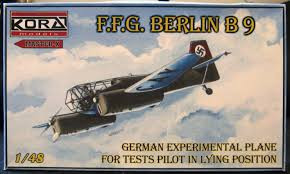 Kora Model 4809 F.F.G. Berlin B9 German Experimental Plane 1/48