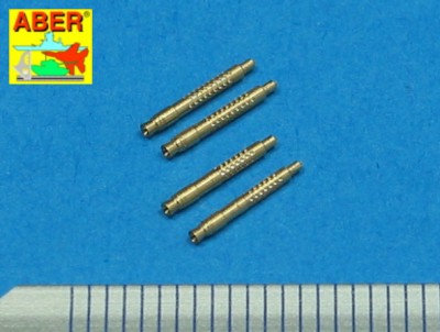 Aber A48011 Set of 4 barrel tips for German 13 mm MG.131 aircraft machine gun 1/48