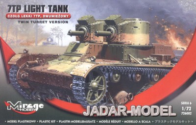 Mirage 726002 - 7TP (wersja dwuwiezowa) 1:72