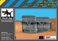 BlackDog BDOA72013 MH-53 J Engine (ITALERI) 1/72