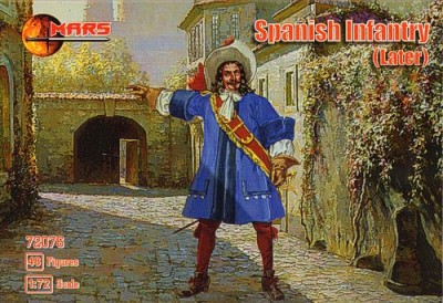 Mars MAR72076 Spanish infantry (later) 1/72