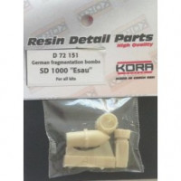 Kora Model D72151 German fragmentation bomb SD 1000 1/72