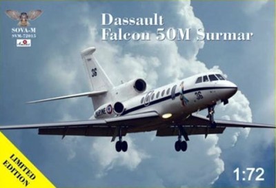 Sova-M 72015 Dassault Falcon 50M Surmar 1/72