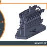 Clear Prop A72086 Liberty L-12 engine set (3D Print) 1/72