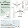 BOA Decals 14402 Boeing 737-300 Air Polonia (MINICR.) 1/144