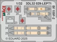 Eduard 3DL32029 Bf 109F-2 SPACE (H.2000/HAS) 1/32