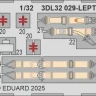 Eduard 3DL32029 Bf 109F-2 SPACE (H.2000/HAS) 1/32