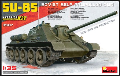 Miniart 35187 САУ СУ-85 с полным интерьером 1/35