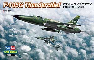 Hobby Boss 80333 Самолет F-105G Thunderchief 1/48