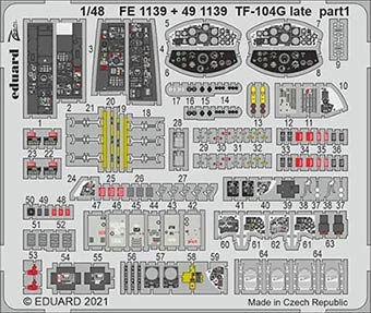 Eduard FE1139 1/48 TF-104G late (KIN)