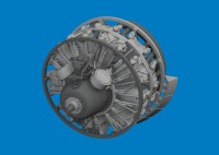 Eduard 6481013 BRASSIN B-26B/C engines PRINT (ICM) 1/48